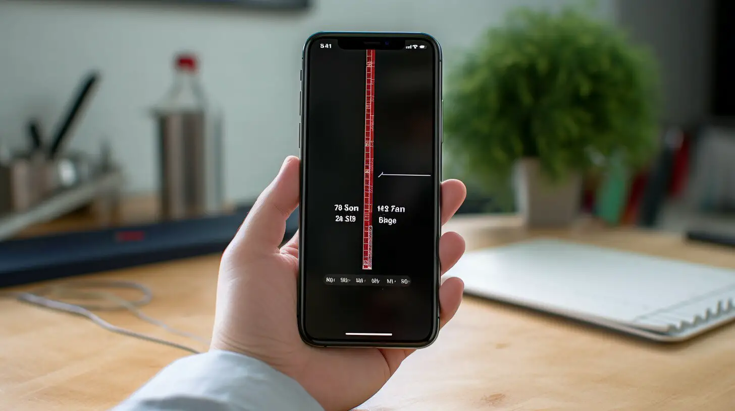 how to measure distance on iphone
